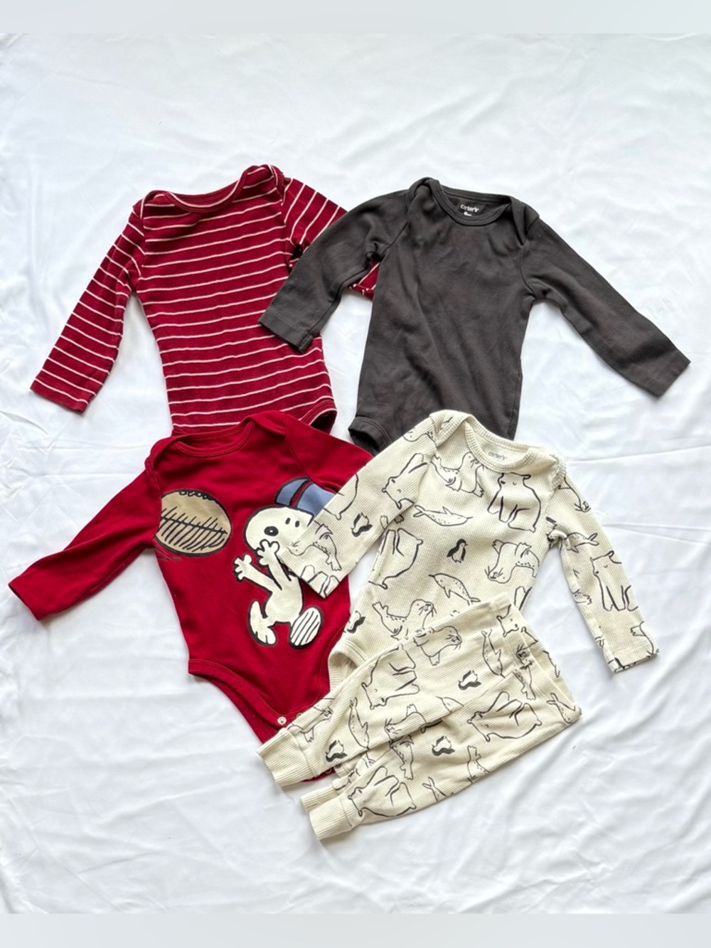 Baby Boy 9M Bundle – 6 Pieces (Mostly Carter’s + Peanuts)